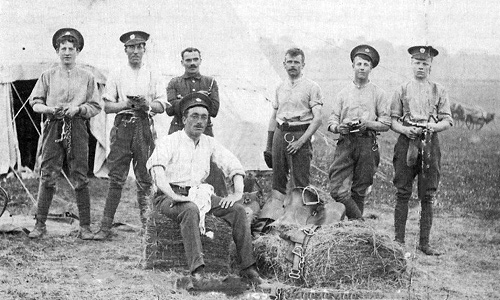 The Royal Engineers, New Road, Shipton, 1914.