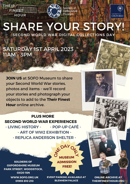 Their Finest Hour Project – WWII Memorabilia Digital Collections Day