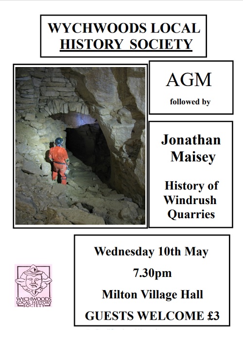 Our May 2023 Evening Talk: History of the Windrush Stone Quarries