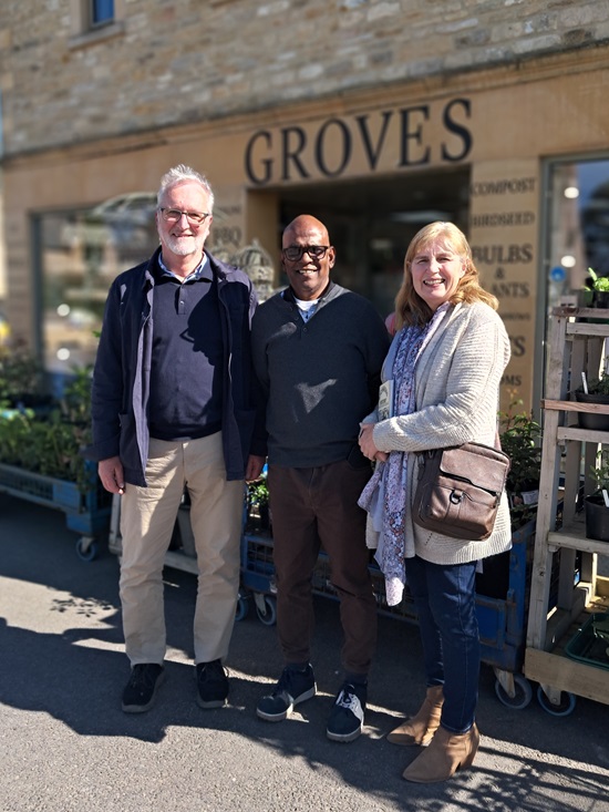 Visit to Milton-under-Wychwood by a Groves family descendant – 22nd April 2026