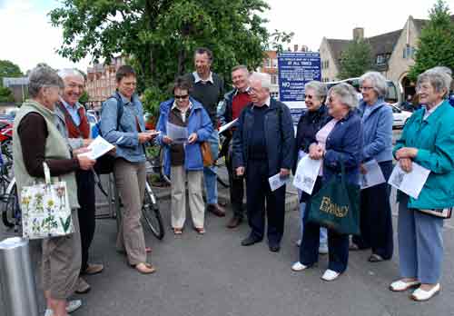 WLHS members about to set off on one of Liz Wooley’s walks in Oxford.…